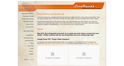 Desktop Screenshot of leosounds.de