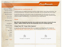 Tablet Screenshot of leosounds.de